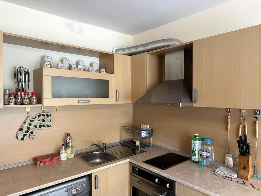 Spacious Fully Furnished Studio In Kavarna Apart Hotel 외부 사진